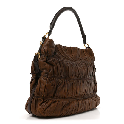 Prada Nappa Gaufre Antik Hobo Noce 3 of 10
