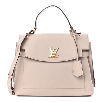 Louis Vuitton Soft Calfskin Lockme Ever MM Greige 1 of 5