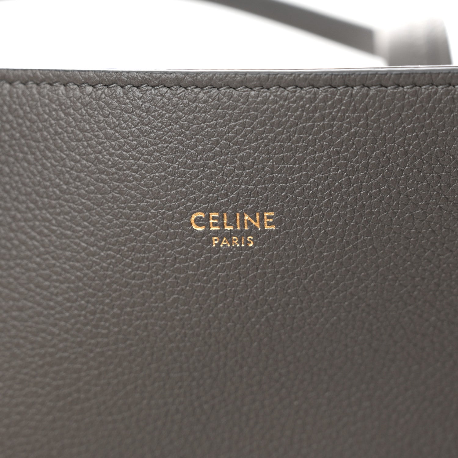 Celine Soft Grained Calfskin Small Belt Cabas Phantom Grey 6 of 12
