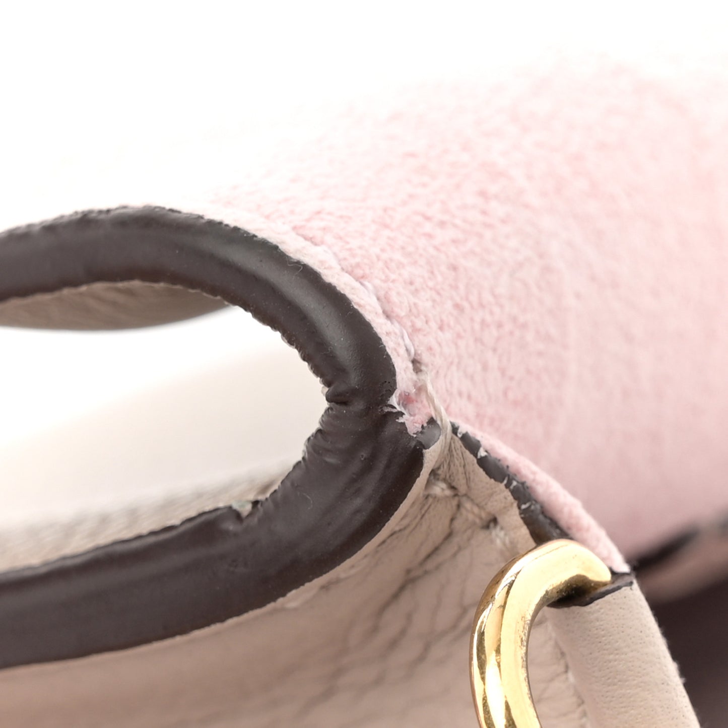 Soft Calfskin My Lockme Chain Pochette Greige