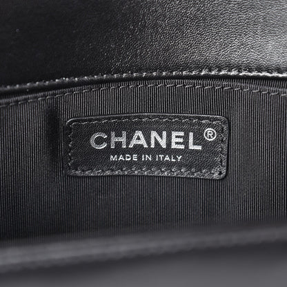 Chanel Lambskin Quilted Medium Boy Flap Black 6 of 8