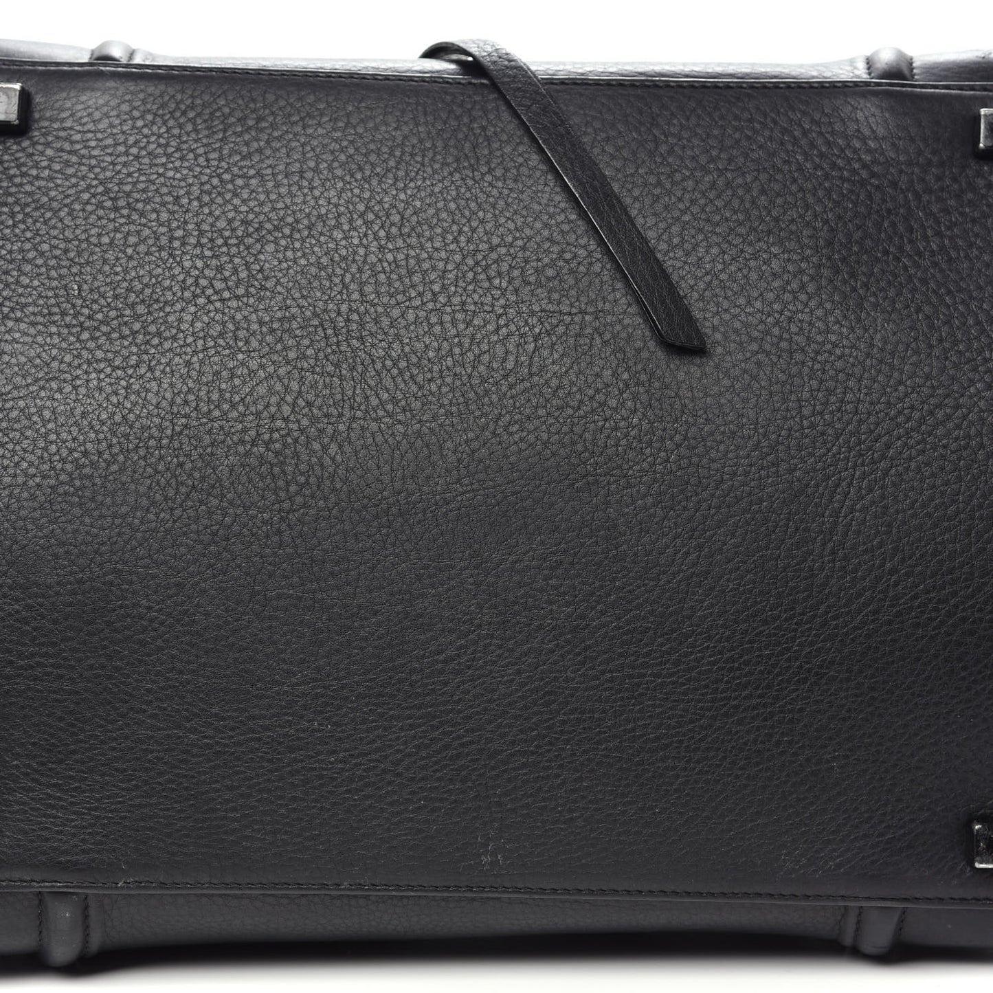 Grained Calfskin Medium Phantom Luggage Black