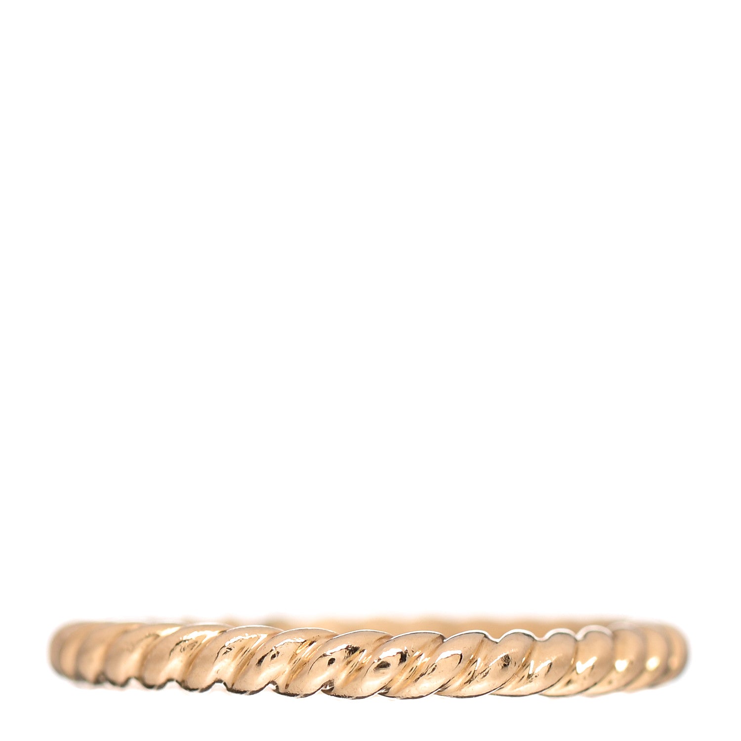 David Yurman 18K Yellow Gold 2mm Cable Classics Band Ring 48 4.5 3 of 5