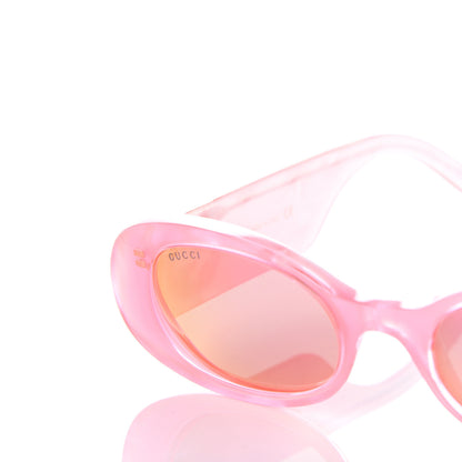 Gucci Acetate Oval Sunglasses GG0517S Pink 7 of 8