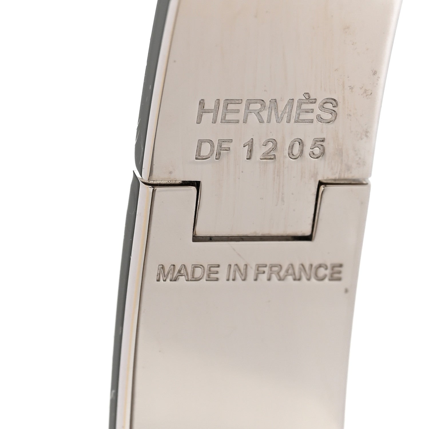 Hermes Matte Enamel Narrow Clic Clac HH Bracelet T4 Black 4 of 5