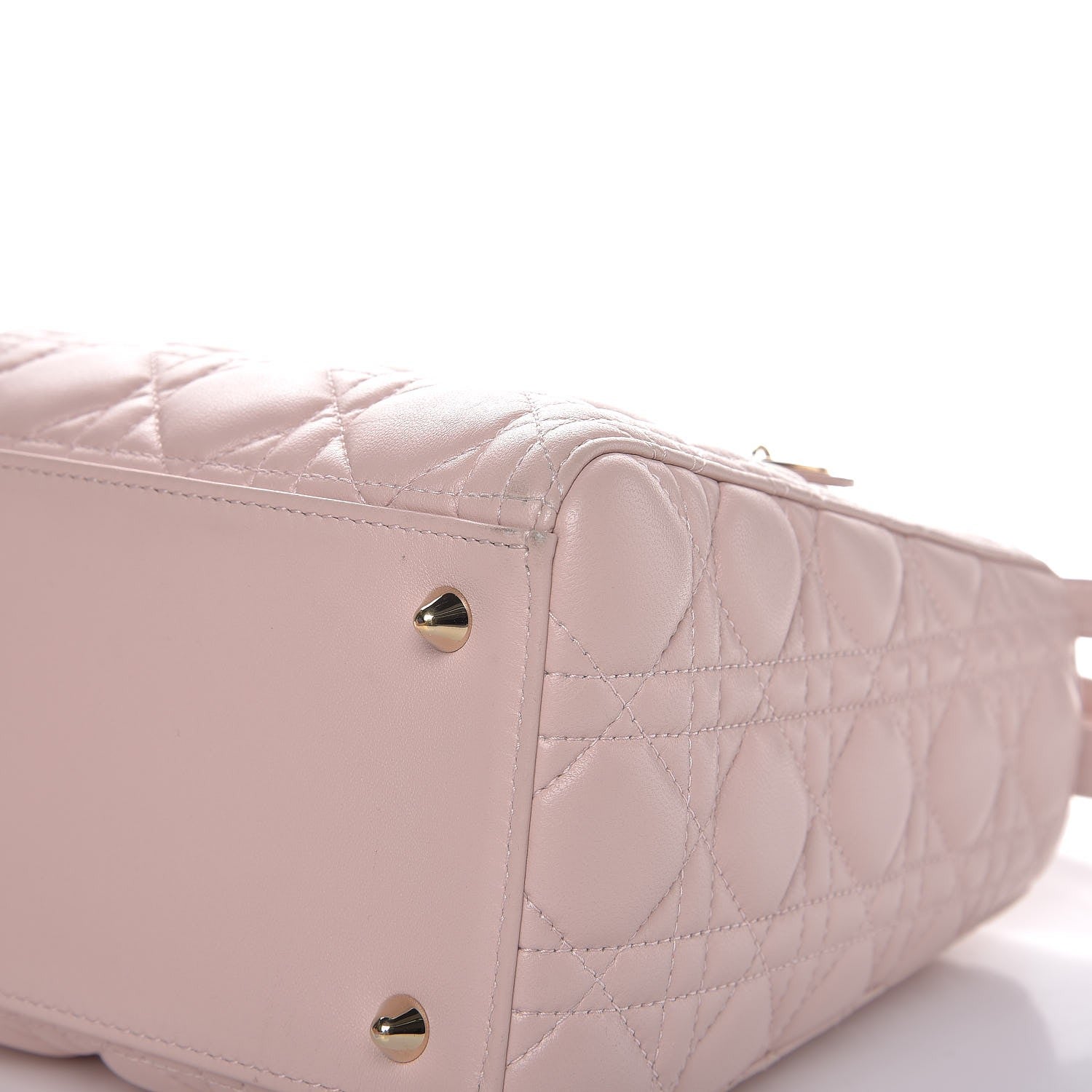 Christian Dior Lambskin Cannage Medium Lady Dior Light Pink 9 of 9