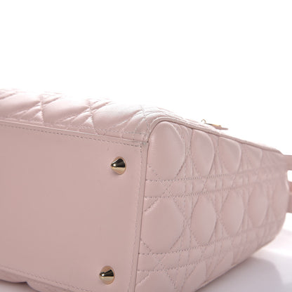 Christian Dior Lambskin Cannage Medium Lady Dior Light Pink 9 of 9