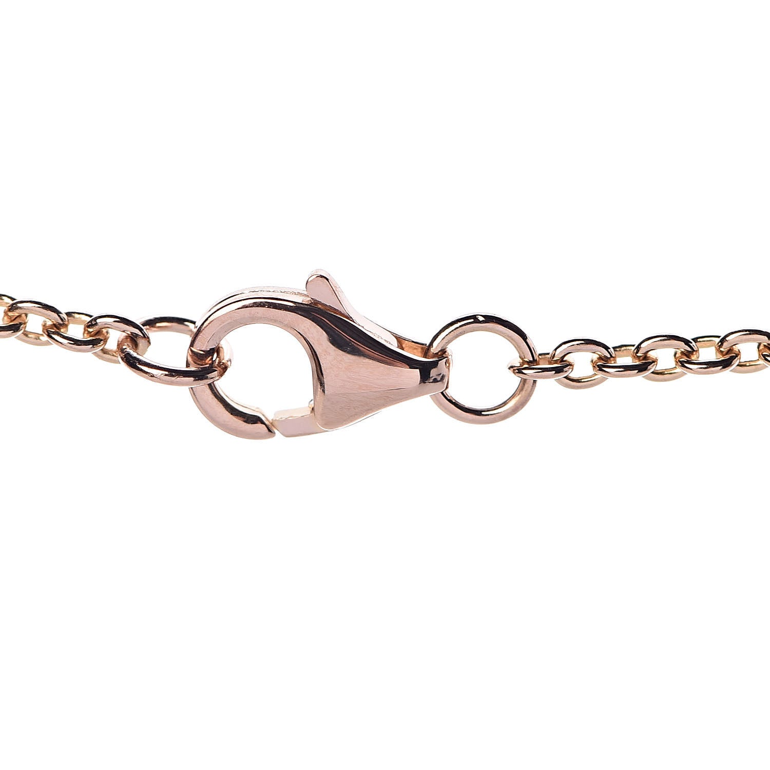 Cartier 18K Pink Gold Interlocking LOVE Necklace 5 of 6