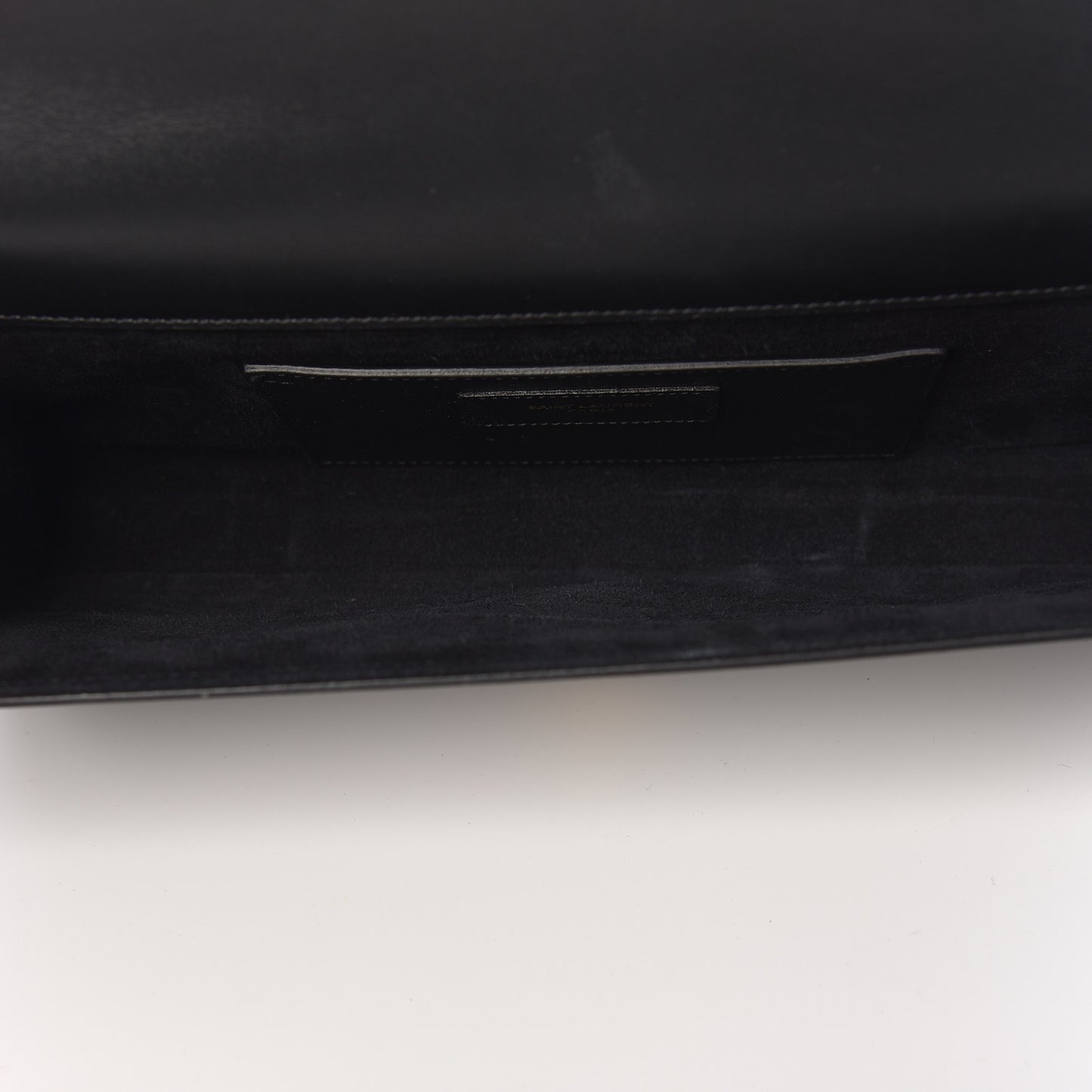Calfskin Classic Monogram Tassel Clutch Black