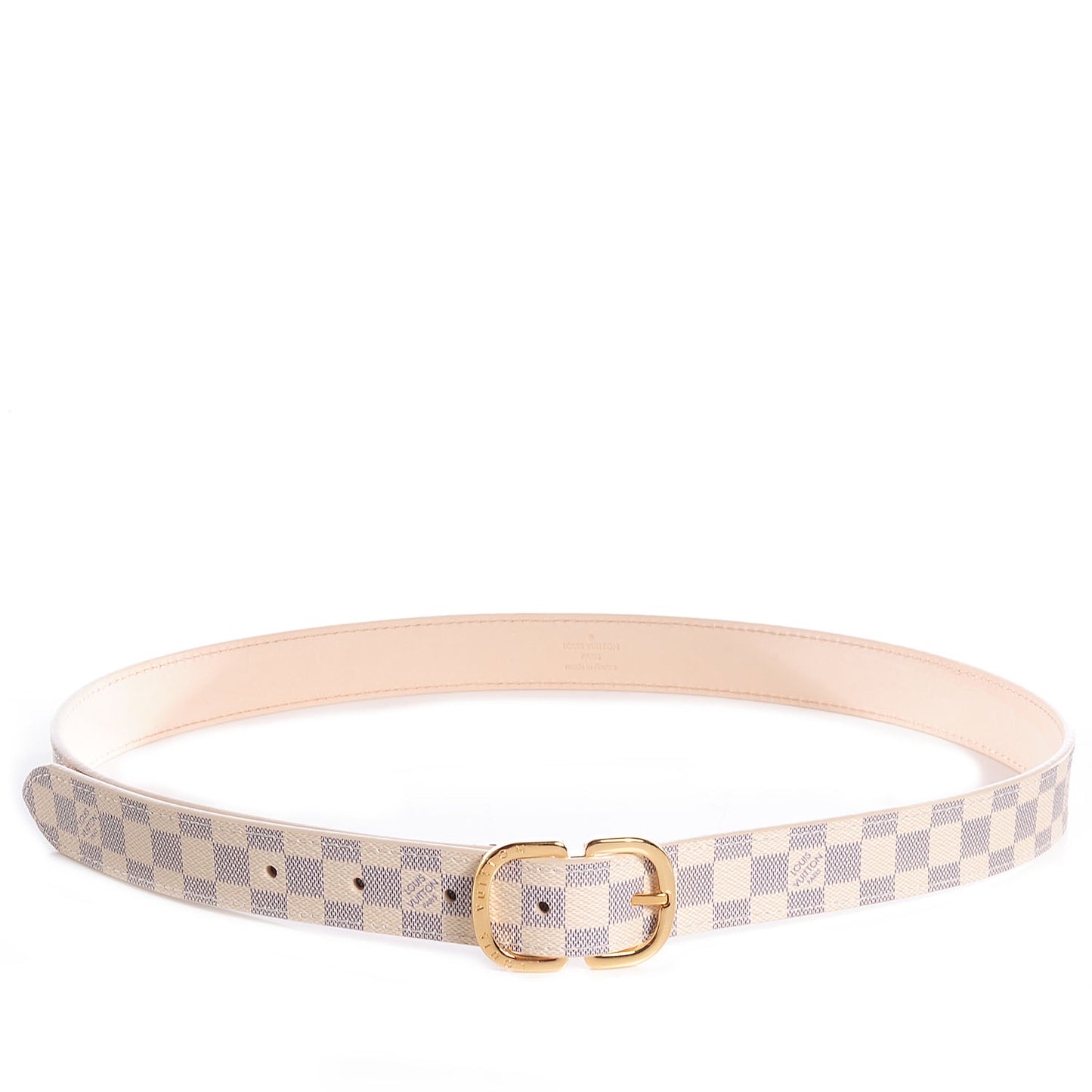Damier Azur 25mm Mini Belt 85 34
