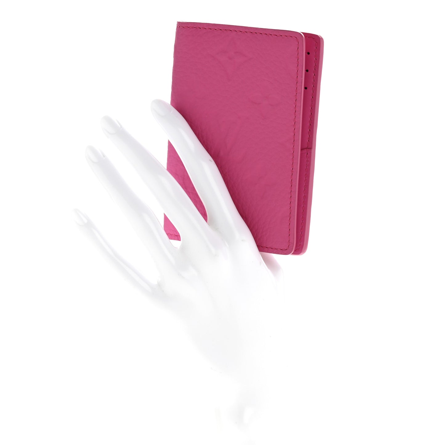 Taurillon Monogram Pocket Organizer Pink