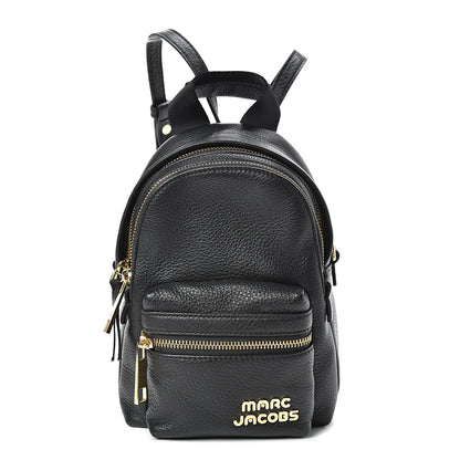 Marc Jacobs Pebbled Calfskin Backpack Black 1 of 11