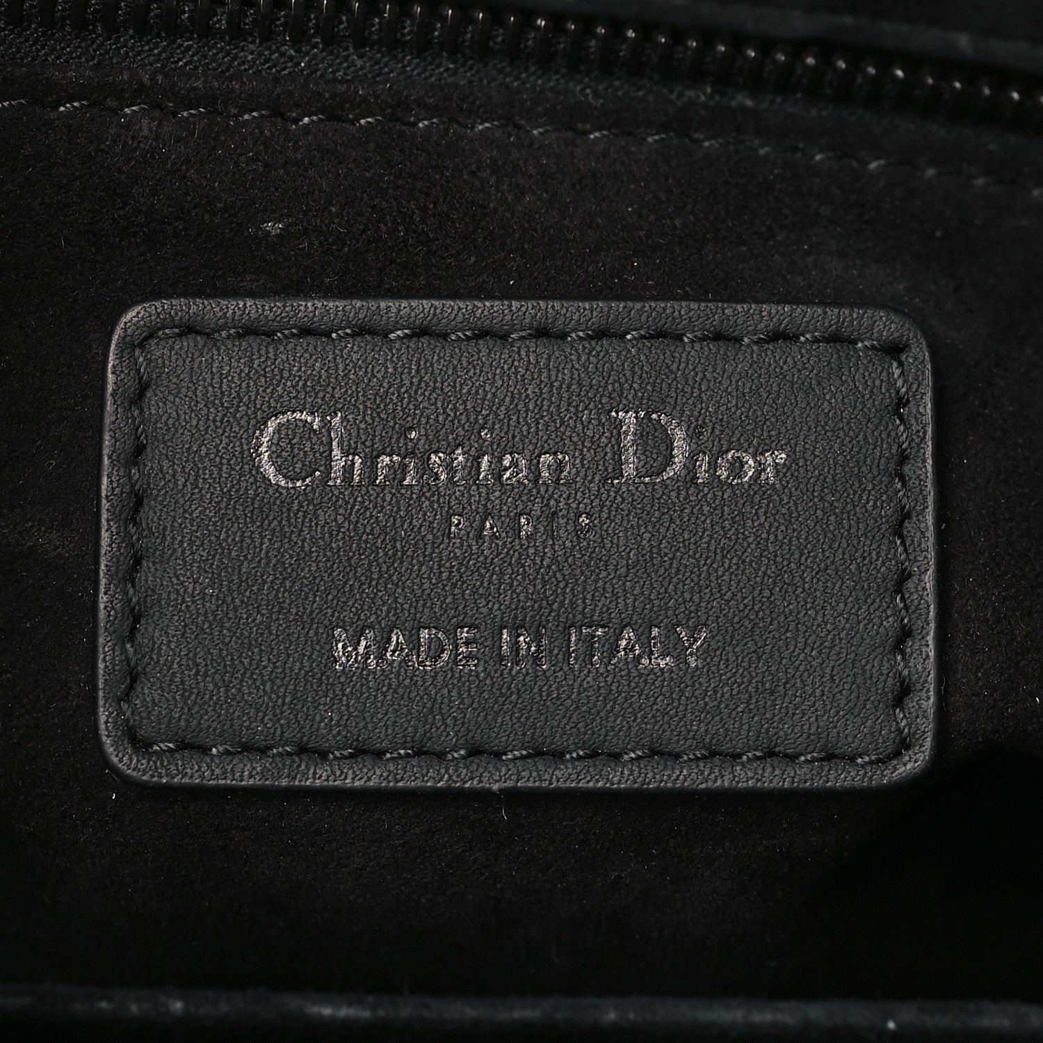 Christian Dior Ultra Matte Calfskin Cannage Medium Lady Dior Black 6 of 11