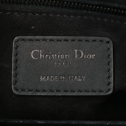 Christian Dior Ultra Matte Calfskin Cannage Medium Lady Dior Black 6 of 11