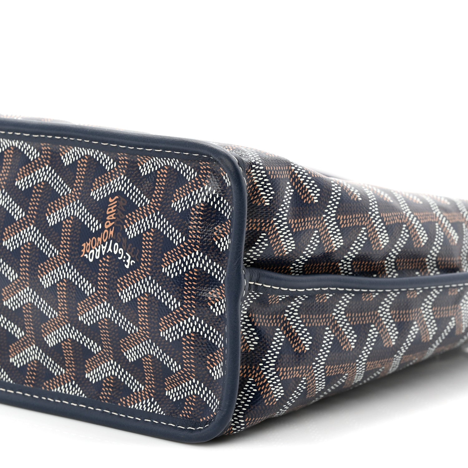 Goyard Goyardine Reversible Mini Anjou Navy 17 of 18