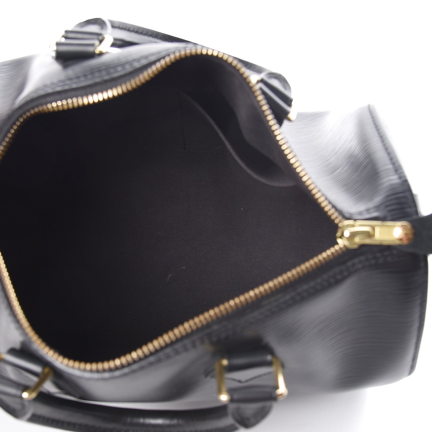 Louis Vuitton Epi Speedy 25 Black 5 of 11
