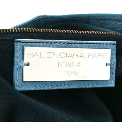 Balenciaga Agneau Classic Hardware City Bleu Acier 6 of 10