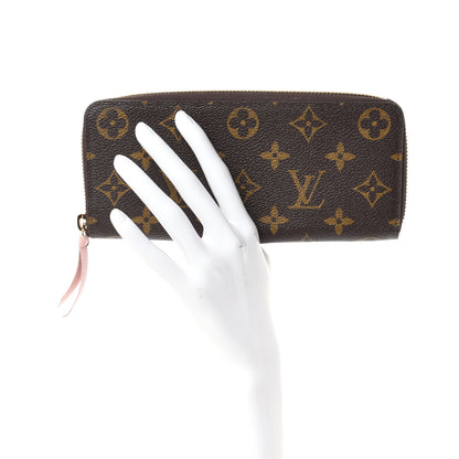 Louis Vuitton Monogram Clemence Wallet Rose Ballerine 2 of 6
