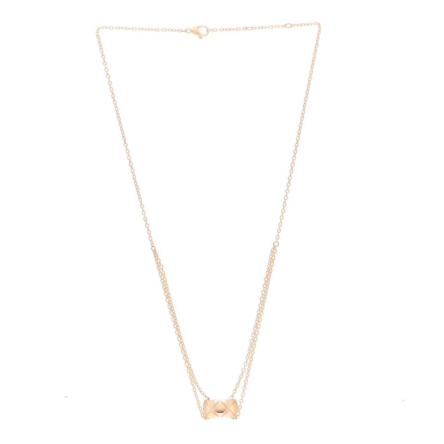 18K Yellow Gold Coco Crush Pendant Necklace