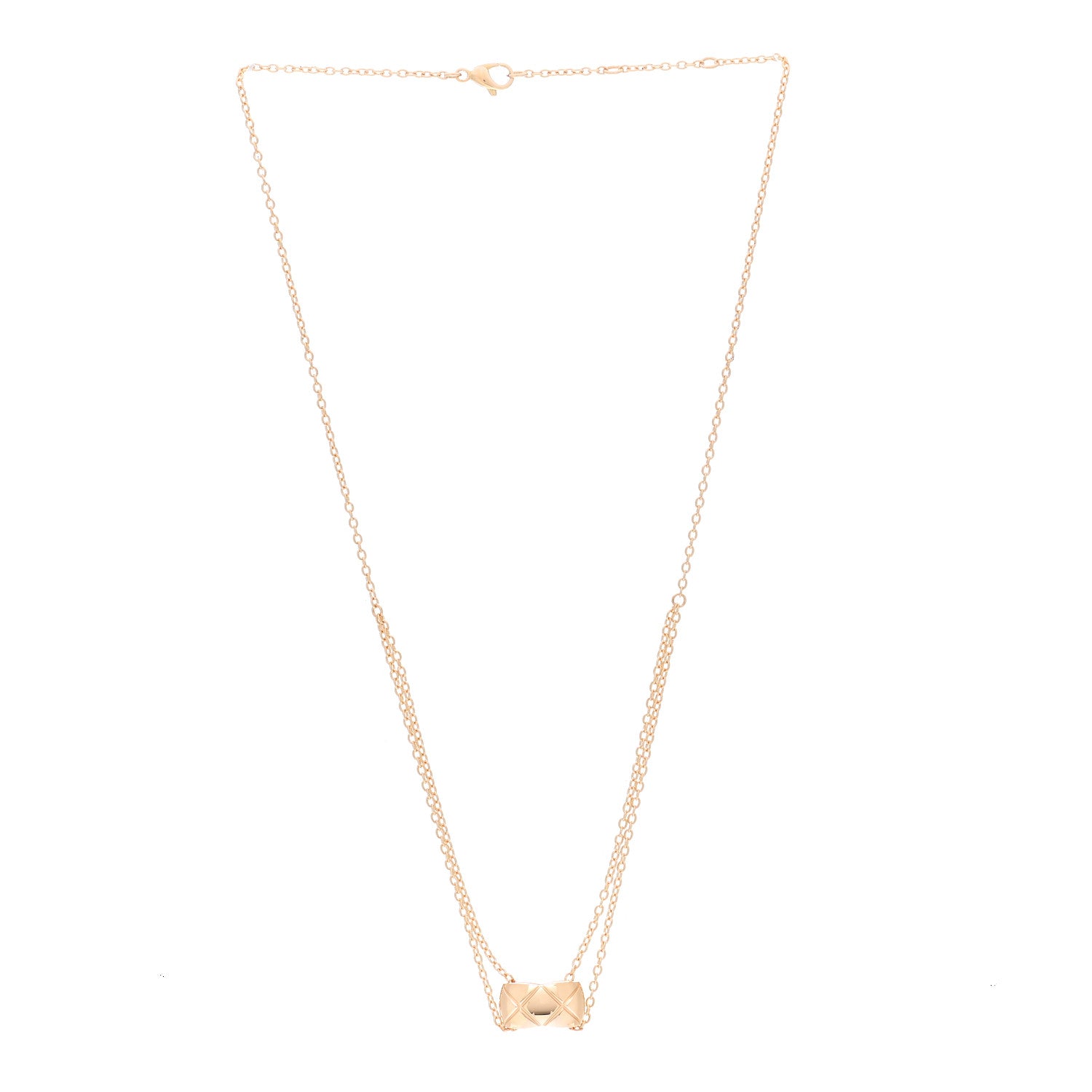 Chanel 18K Yellow Gold Coco Crush Pendant Necklace 3 of 5