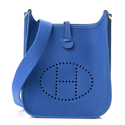 Hermes Taurillon Maurice Evelyne TPM Bleu France 1 of 11