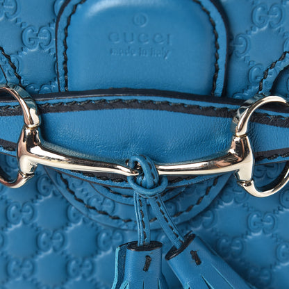 Gucci Microguccissima Mini Emily Shoulder Bag Deep Cobalt 11 of 11