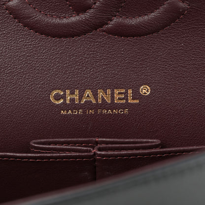 Chanel Lambskin Quilted Medium Double Flap Black 6 of 14