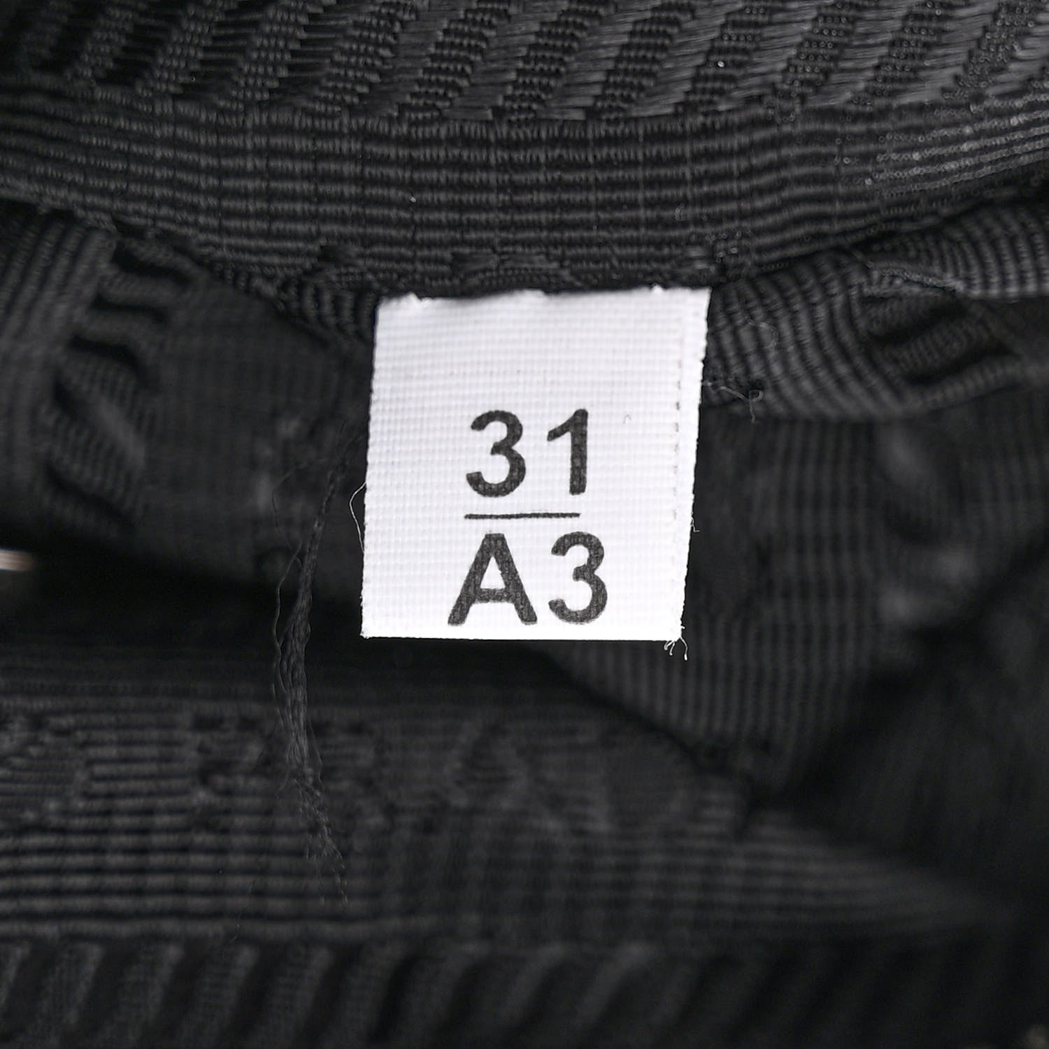 Prada Terry Cloth Mini Re-Edition 2000 Bag Black White 7 of 10