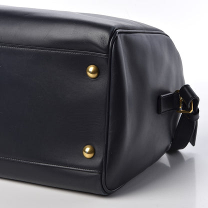Saint Laurent Calfskin Classic Duffle 6 Navy 6 of 9