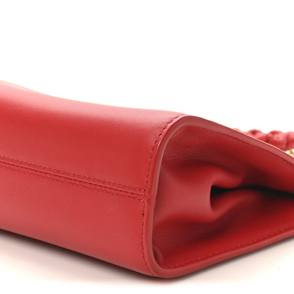 Tom Ford Calfskin Cosmo T Lock Chain Bag Red 9 of 9