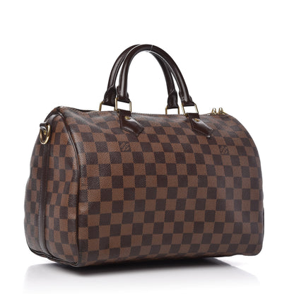 Louis Vuitton Damier Ebene Speedy Bandouliere 30 3 of 10