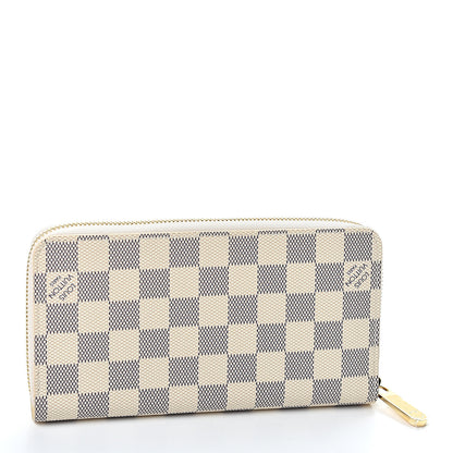Louis Vuitton Damier Azur Zippy Wallet 2 of 9