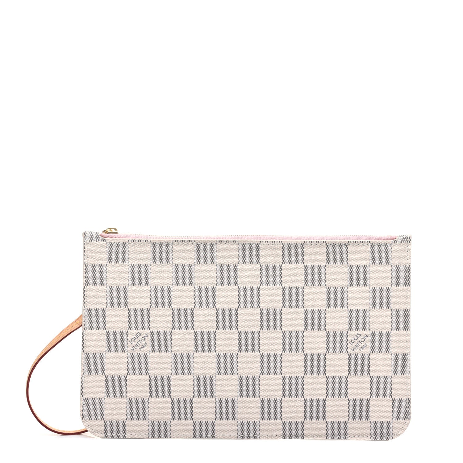 Louis Vuitton Damier Azur Neverfull MM GM Pochette Rose Ballerine 1 of 14