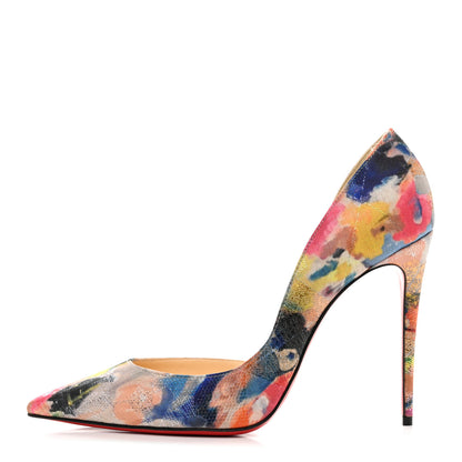 Christian Louboutin Lurex Aquarelle Iriza 100 Pumps 41 Multicolor 1 of 7