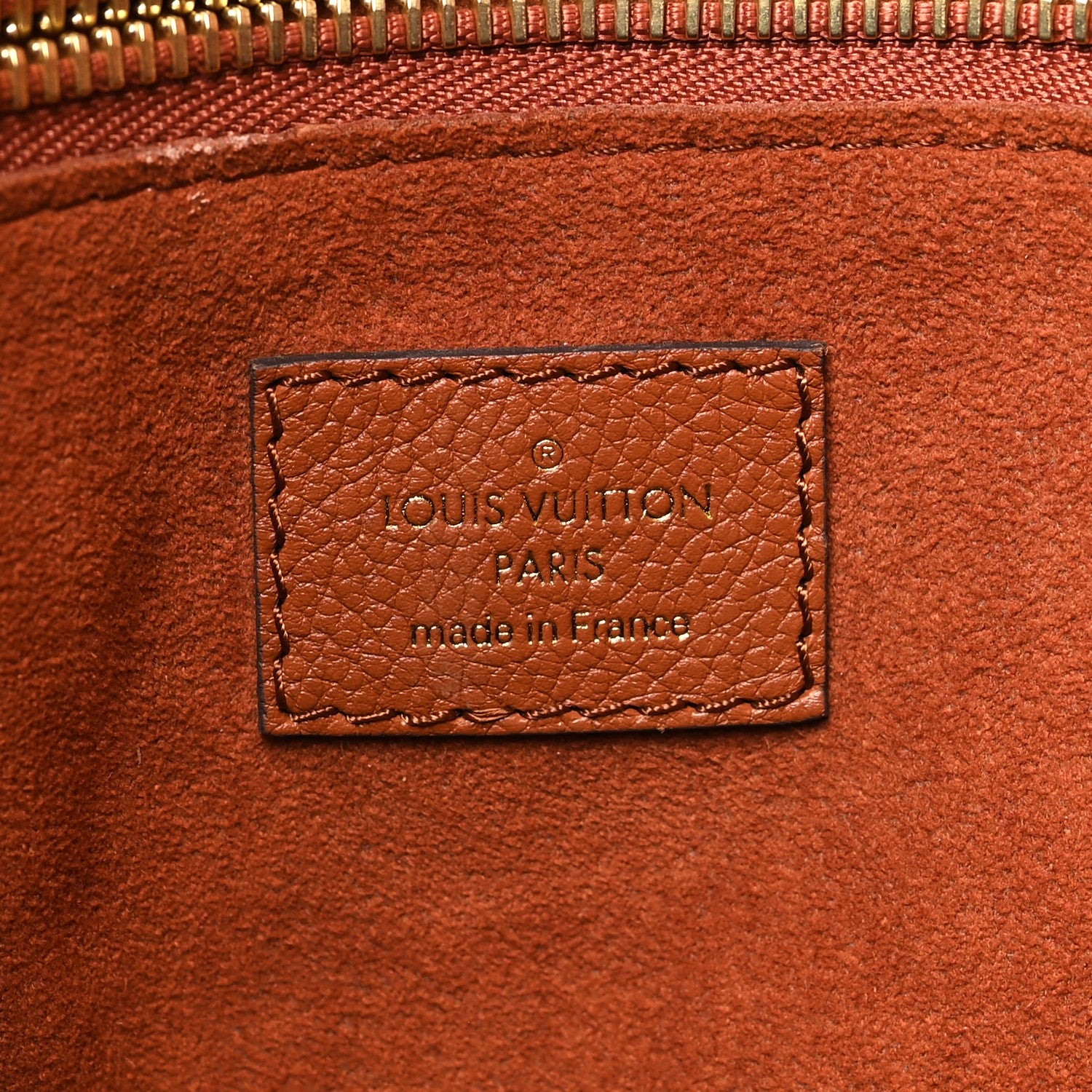 Louis Vuitton Empreinte Monogram Giant Neverfull MM Cognac 7 of 11