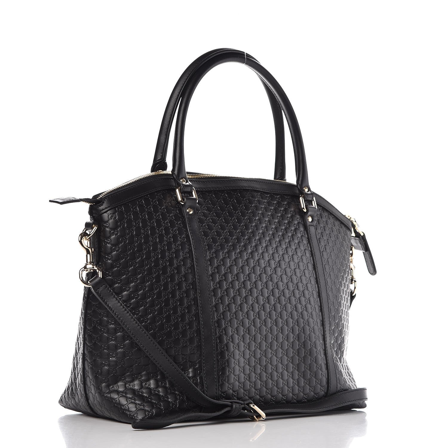 Gucci Soft Microguccissima Dome Satchel Black 4 of 9