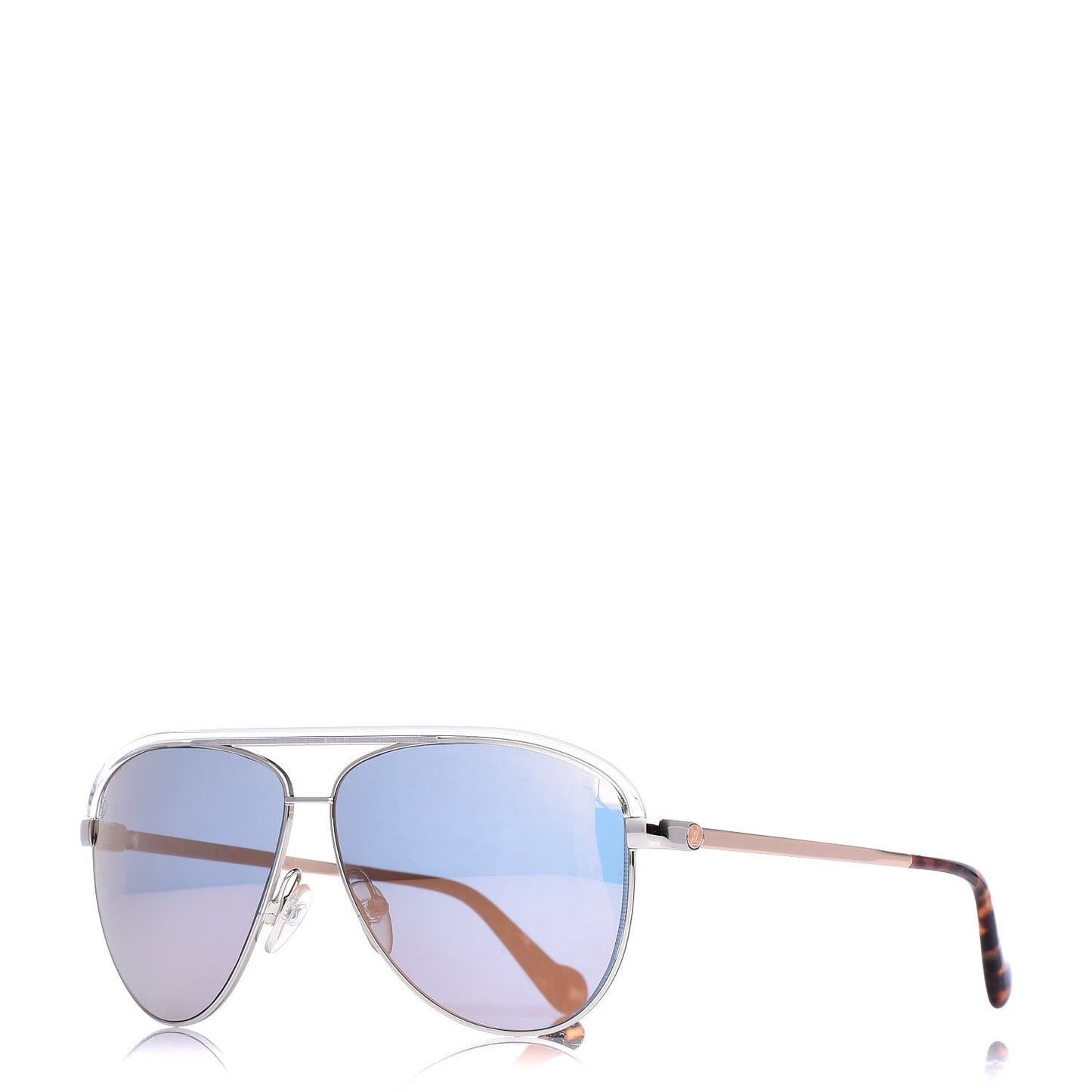 Jet Set Aviator Sunglasses Z0858U Silver