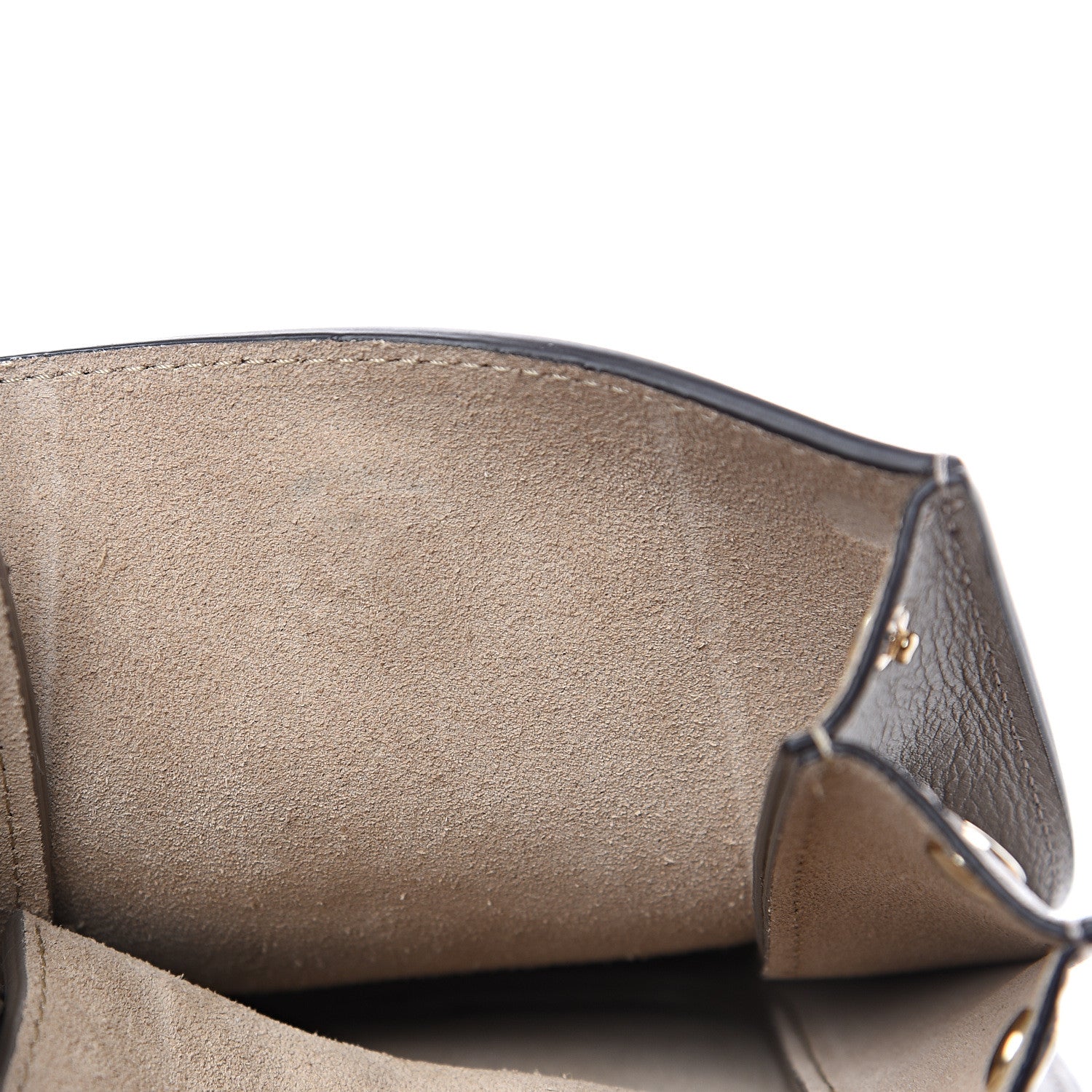 Chloe Suede Calfskin Mini Faye Bracelet Bag Motty Grey 7 of 10
