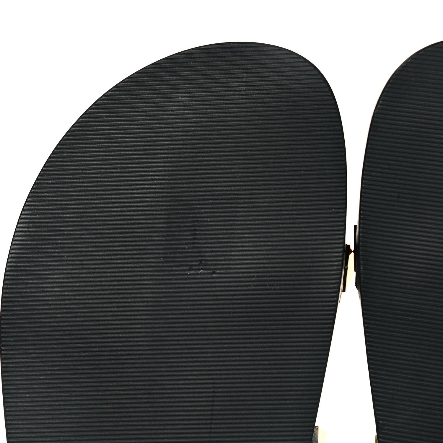 Valentino Garavani Calfskin Rockstud Flat Slide Sandals 37 Black 8 of 8