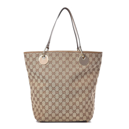 Gucci Monogram Large Eclipse Tote Brown 1 of 15
