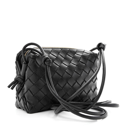 Bottega Veneta Nappa Intrecciato Mini Loop Camera Bag Black 3 of 10