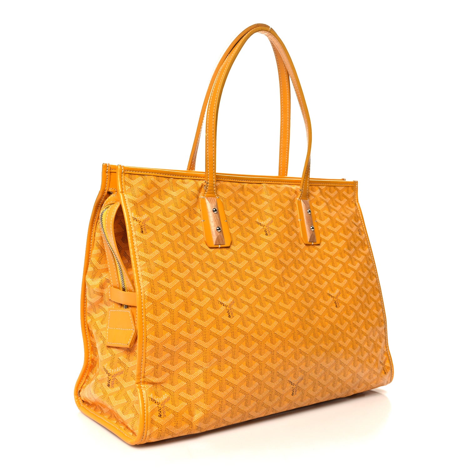 Goyard Goyardine Sac Hardy Pet Carrier PM Yellow 3 of 14