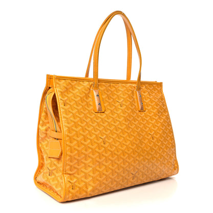 Goyard Goyardine Sac Hardy Pet Carrier PM Yellow 3 of 14