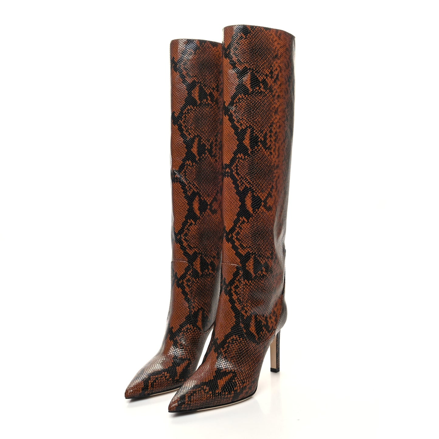 Snake Printed Mavis 85 Tall Boots 36.5