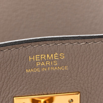 Hermes Taurillon Novillo Birkin 30 Gris Asphalte 6 of 13