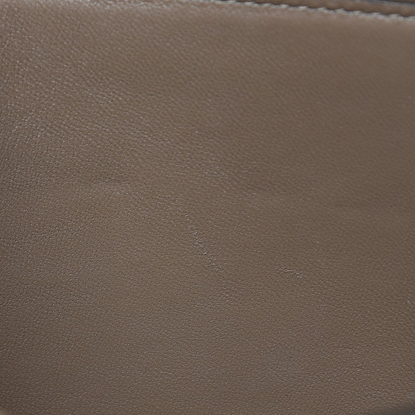 Liege Calfskin Medium Classic Box Flap Bag Taupe