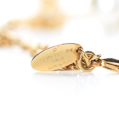Louis Vuitton Pearl Charmy Necklace Gold 4 of 5