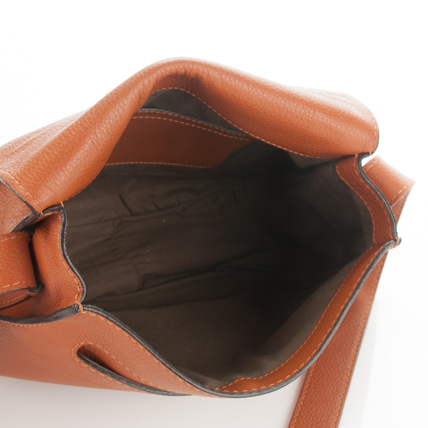 Chloe Calfskin Medium Marcie Round Crossbody Bag Tan 5 of 7