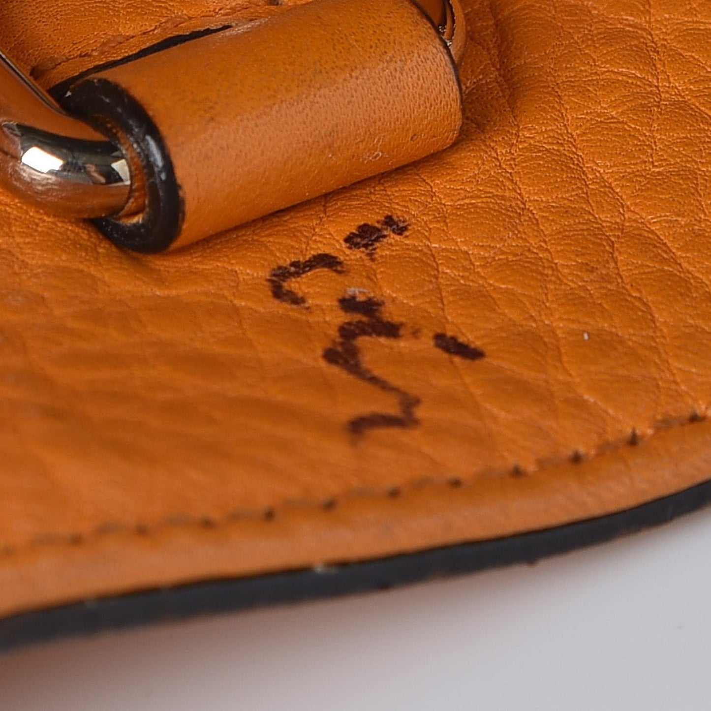 Pebbled Calfskin Medium Soho Chain Shoulder Bag Curcuma