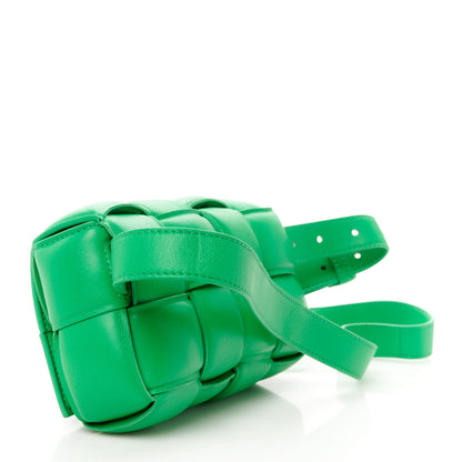 Bottega Veneta Nappa Maxi Intreccio Padded The Belt Cassette Bag Parakeet 3 of 11
